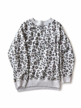 american eagle leopard crewneck